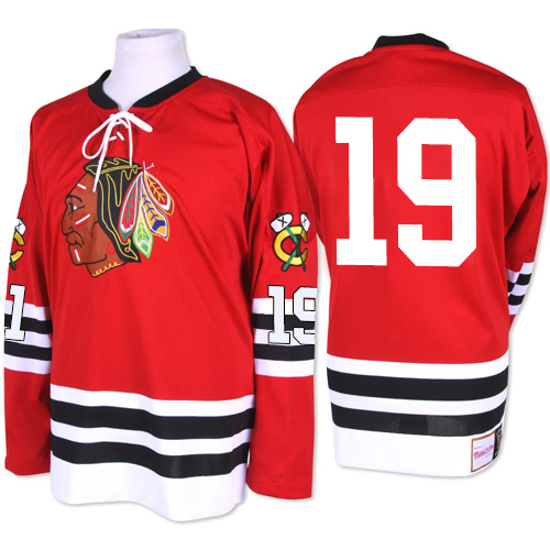 NHL Chicago Blackhawks Trikot #19 Jonathan Toews Authentic 1960-61 Throwback Rot Mitchell and Ness